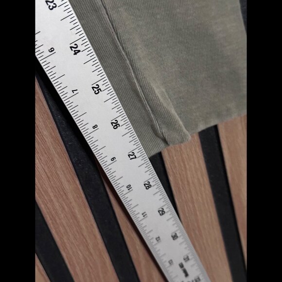 NSF x Soul Cycle Joggers Small Womens Sage Green Lace Up Mid Rise Distressed - Picture 5 of 8